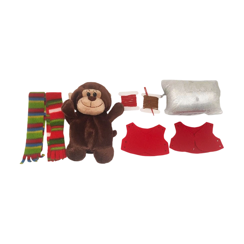 DIY Stuffed Monkey Craft Toys Kit
