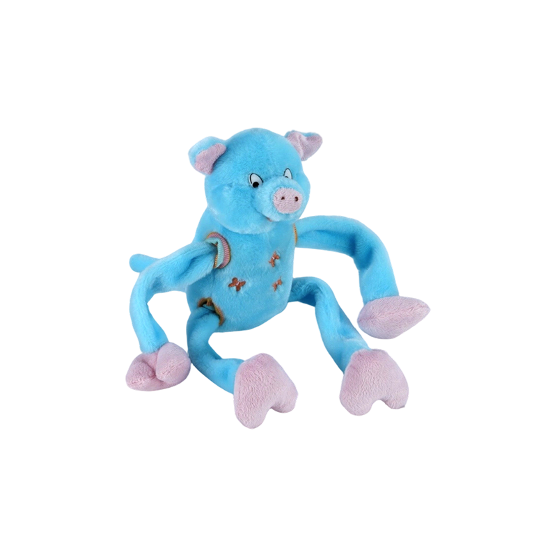 STA0876-1 Shaking Farm Five-Style Plush Toys – Cow, Frog, Duck, Dog, Pig