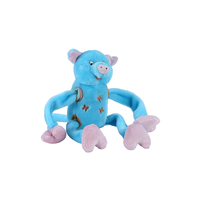STA0876-1 Shaking Farm Five-Style Plush Toys – Cow, Frog, Duck, Dog, Pig