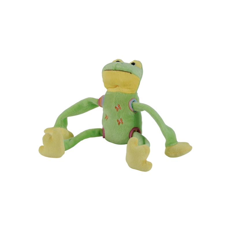 STA0876-1 Shaking Farm Five-Style Plush Toys – Cow, Frog, Duck, Dog, Pig