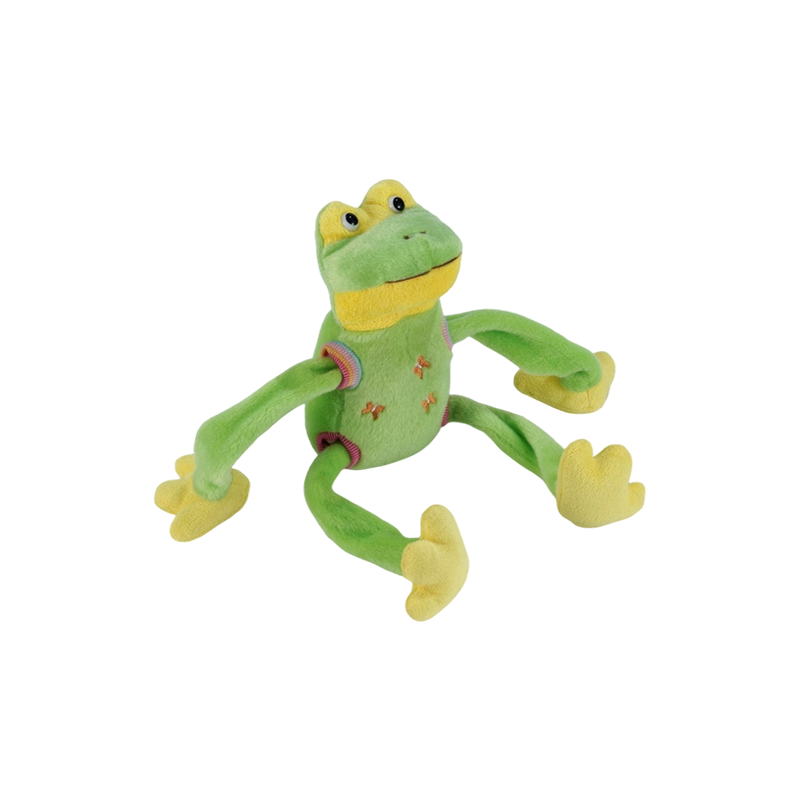 STA0876-1 Shaking Farm Five-Style Plush Toys – Cow, Frog, Duck, Dog, Pig