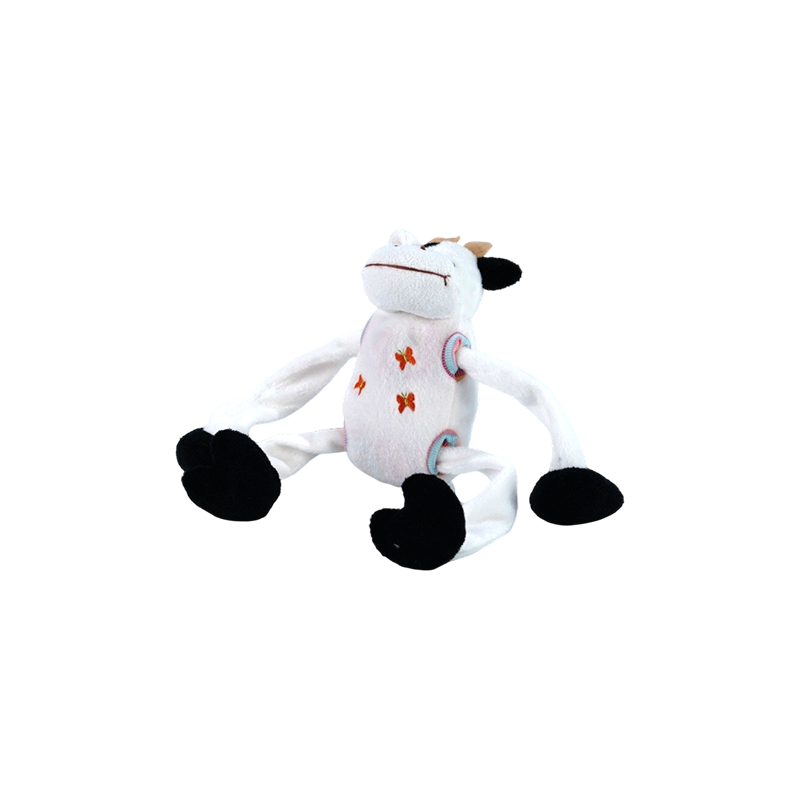 STA0876-1 Shaking Farm Five-Style Plush Toys – Cow, Frog, Duck, Dog, Pig