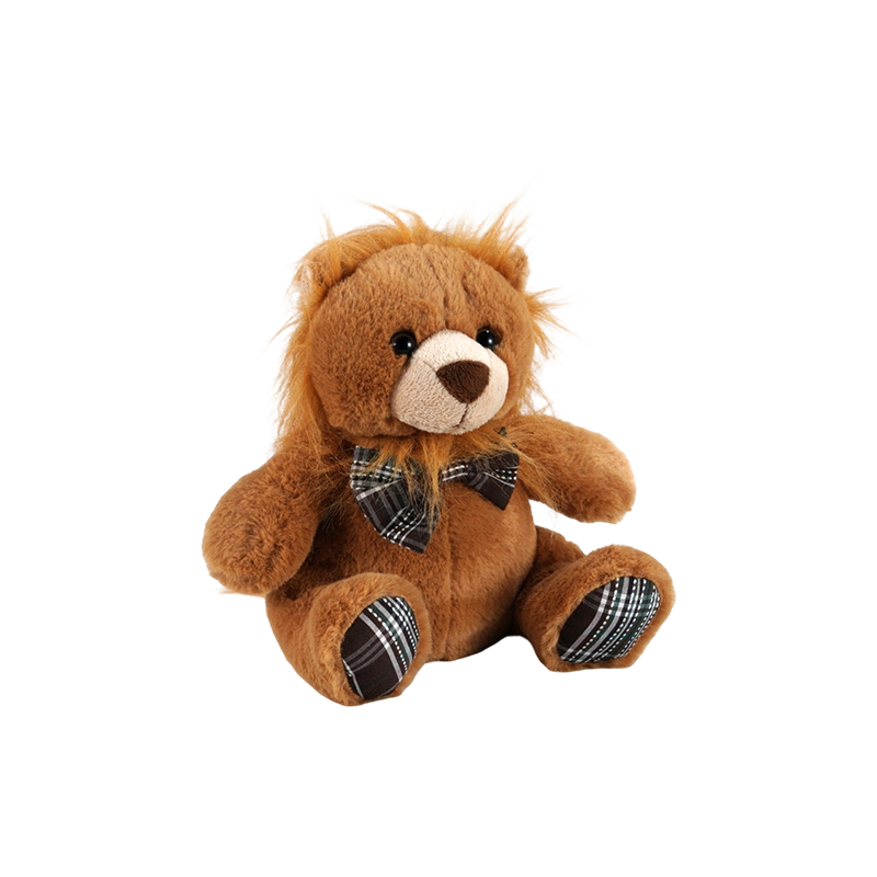 STA01314-3 Forest Kingdom Series Plush Toys (4 Standard Styles) – Elephant, Lion, Panda, Brown Bear