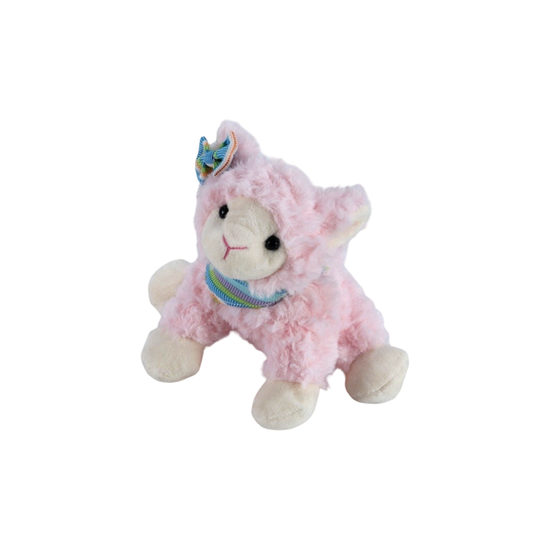 STA01205-2 Sitting-Pose Easter Lamb Plush Toy