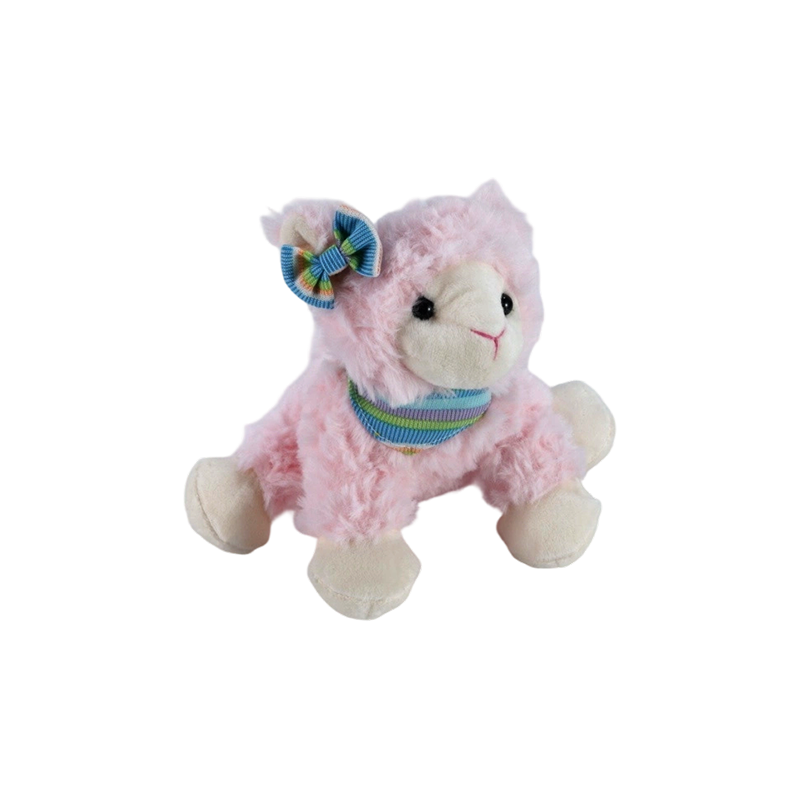 STA01205-2 Sitting-Pose Easter Lamb Plush Toy