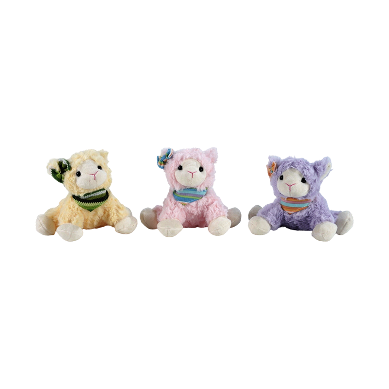 STA01205-2 Sitting-Pose Easter Lamb Plush Toy