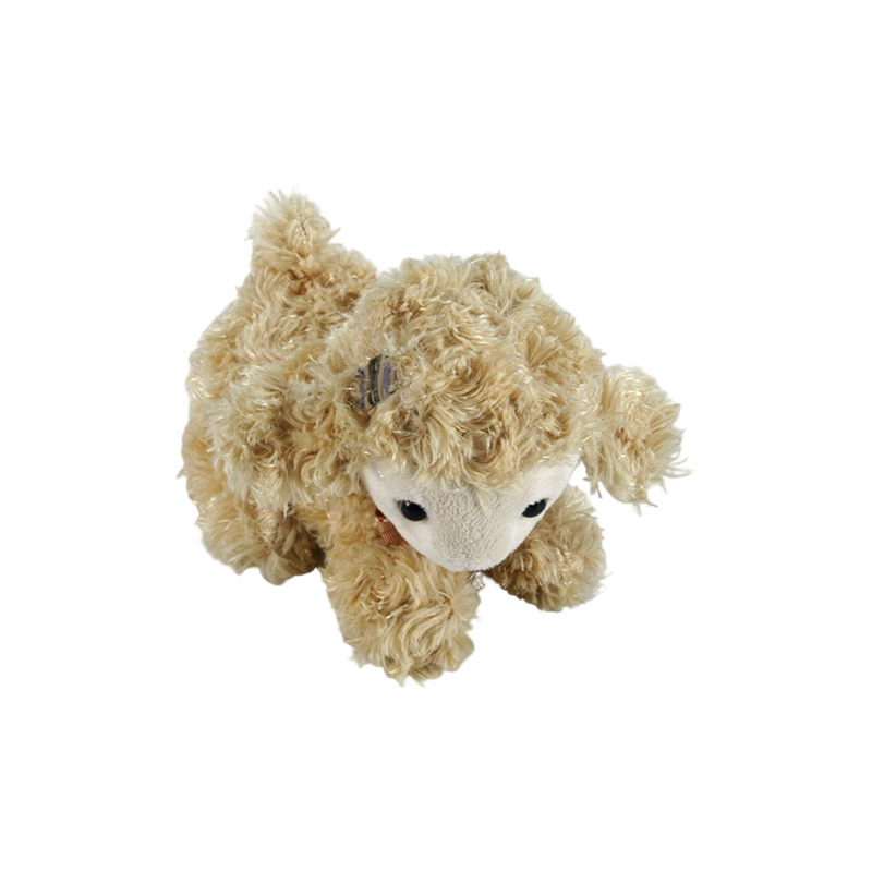 STA01341 Three-Color Lying-Pose Lamb Plush Toy