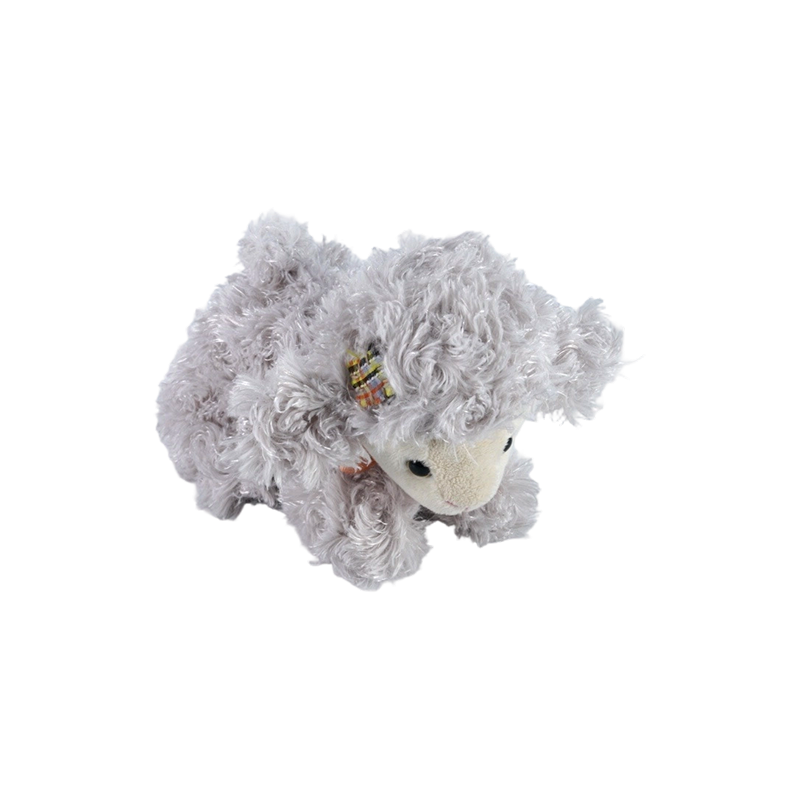 STA01341 Three-Color Lying-Pose Lamb Plush Toy