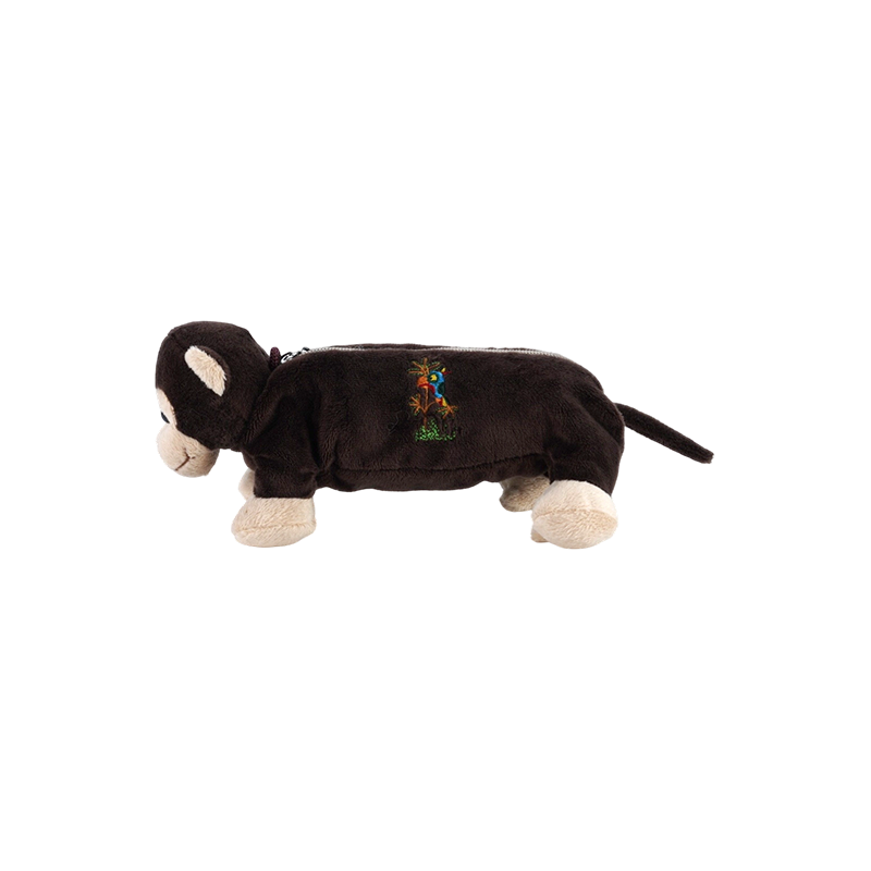 STA0986 Animal Plush Pencil Case Collection –  Frog/Monkey/Lion/Elephant/Pig