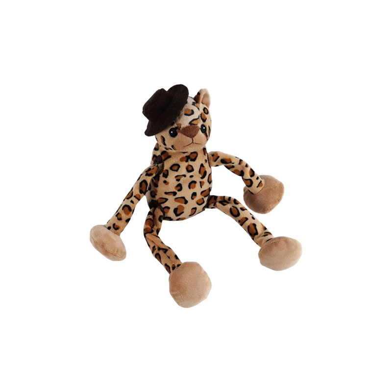 STA0876-1 Shaking Forest Six-Style Plush Toys – Leopard, Bear, Tiger, Lion, Monkey, Elephant
