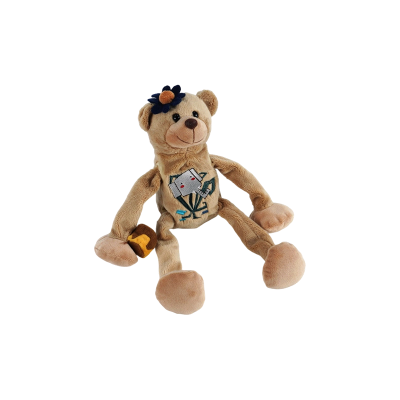 STA0876-1 Shaking Forest Six-Style Plush Toys – Leopard, Bear, Tiger, Lion, Monkey, Elephant