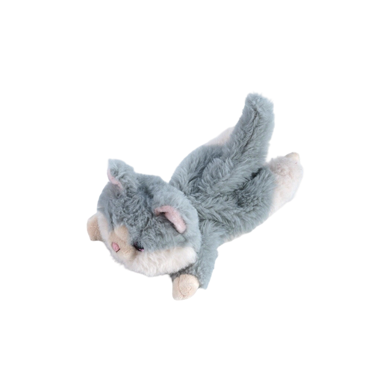STA02030 Lying-Pose Soft Animal Series Plush Toys – Dog, Cat, Sheep, Rabbit