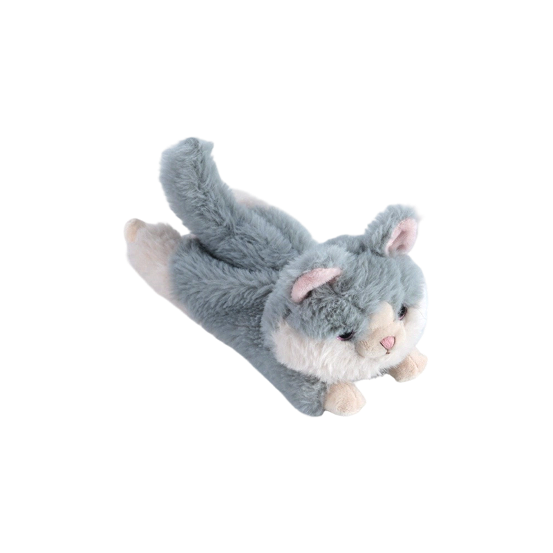 STA02030 Lying-Pose Soft Animal Series Plush Toys – Dog, Cat, Sheep, Rabbit