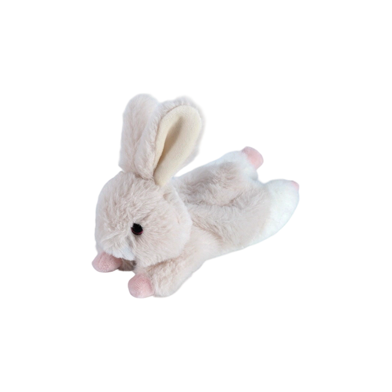 STA02030 Lying-Pose Soft Animal Series Plush Toys – Dog, Cat, Sheep, Rabbit