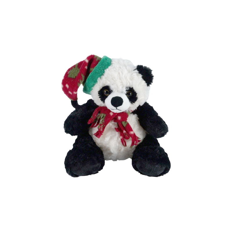 STA01314 Christmas Forest Animal Plush Toy Collection — Lion / Elephant / Panda / Brown Bear