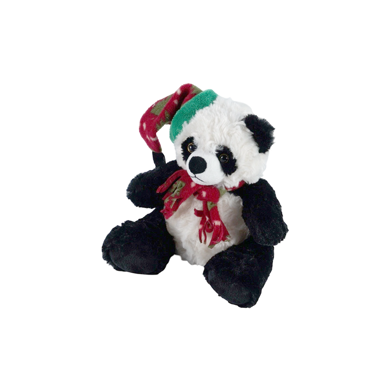 STA01314 Christmas Forest Animal Plush Toy Collection — Lion / Elephant / Panda / Brown Bear