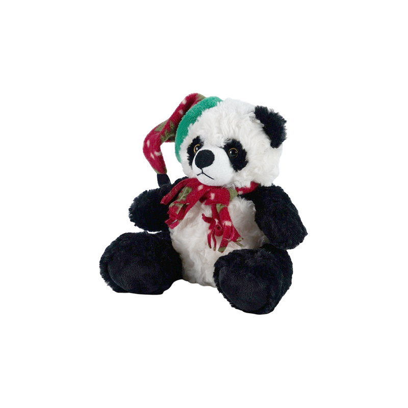 STA01314 Christmas Forest Animal Plush Toy Collection — Lion / Elephant / Panda / Brown Bear