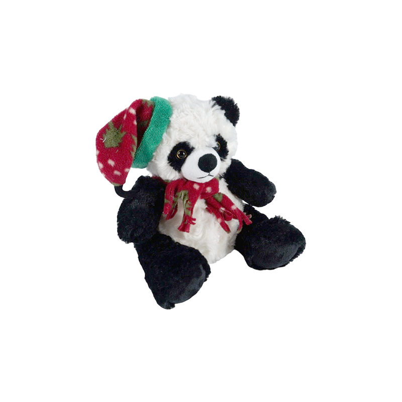 STA01314 Christmas Forest Animal Plush Toy Collection — Lion / Elephant / Panda / Brown Bear