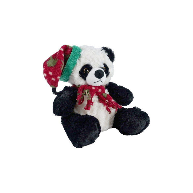 STA01314 Christmas Forest Animal Plush Toy Collection — Lion / Elephant / Panda / Brown Bear