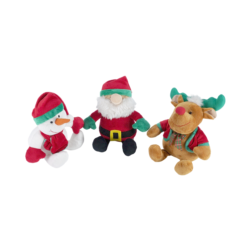 STA01177-1 Medium Classic Christmas Plush Toy Trio