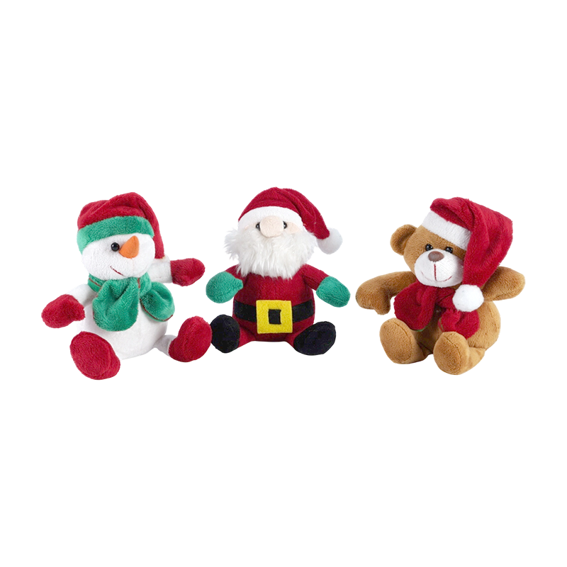 STA01177-2 Small Classic Christmas Plush Toy Trio