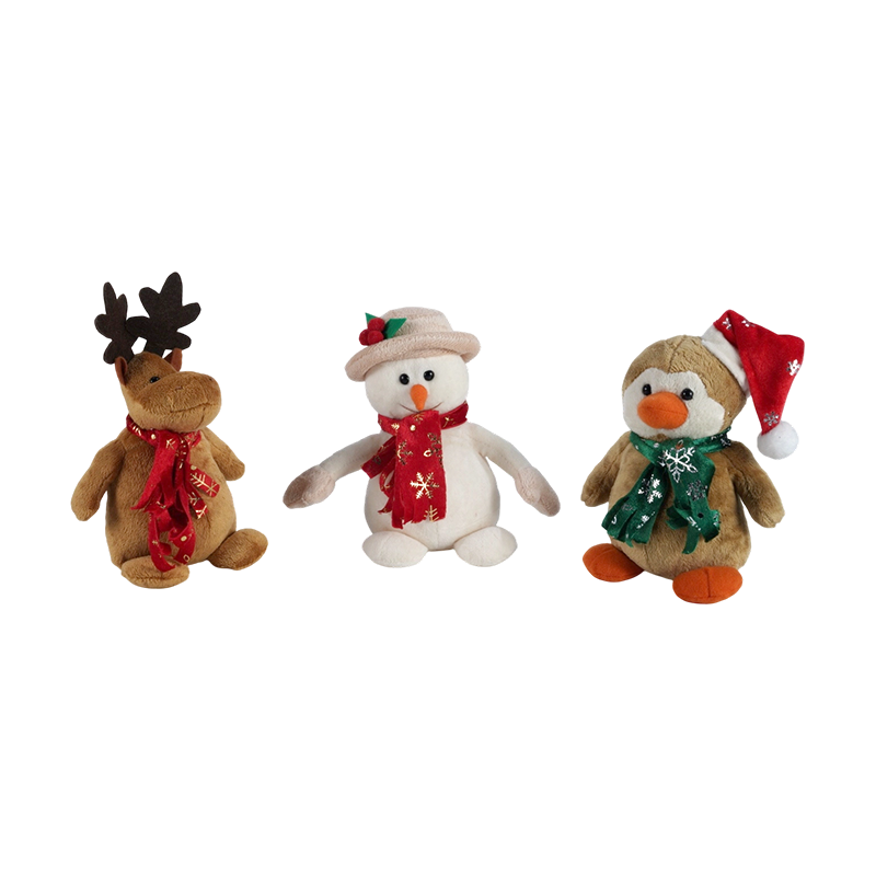 STA0402 Sitting Christmas Plush Toy Collection