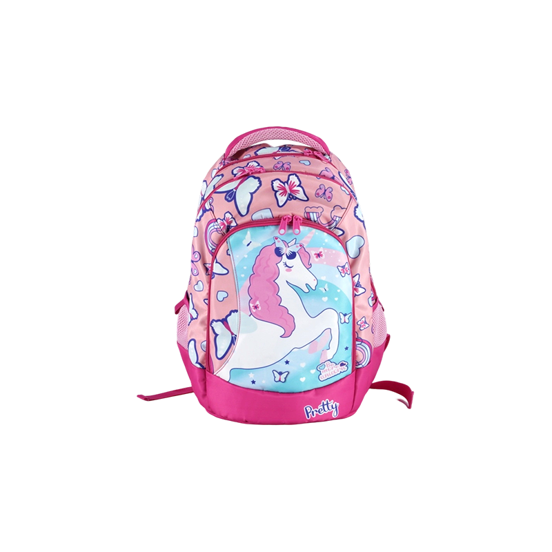 Oxford Fabric Unicorn Print Ergonomic Kids Backpack