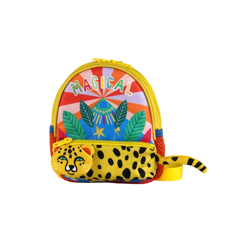 Oxford Fabric Sunshine Leopard Print Kids Mini Backpack