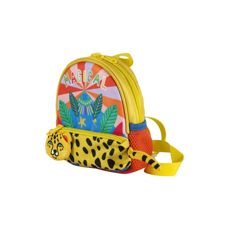 Oxford Fabric Sunshine Leopard Print Kids Mini Backpack