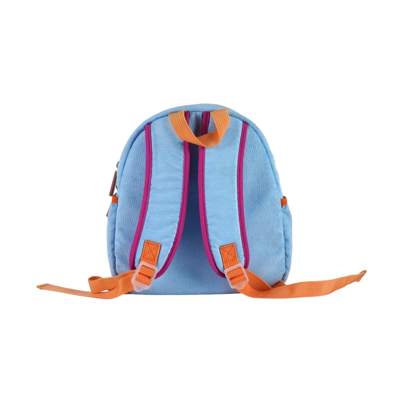 Floral & Bird Print Kids Backpack (Corduroy)