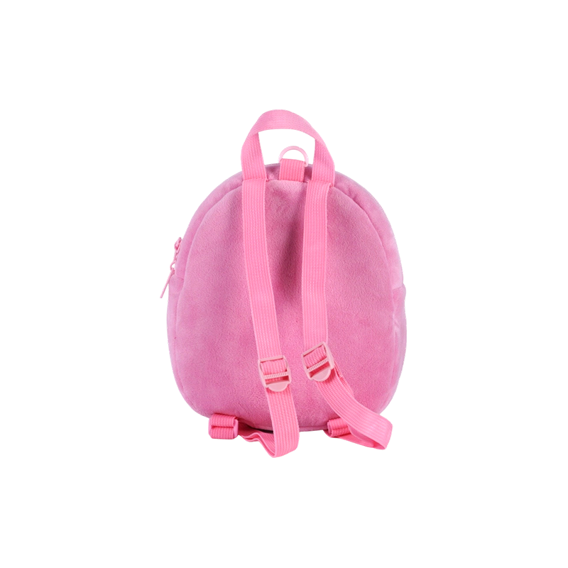 Alpaca Print Kids Plush Fabric Backpack