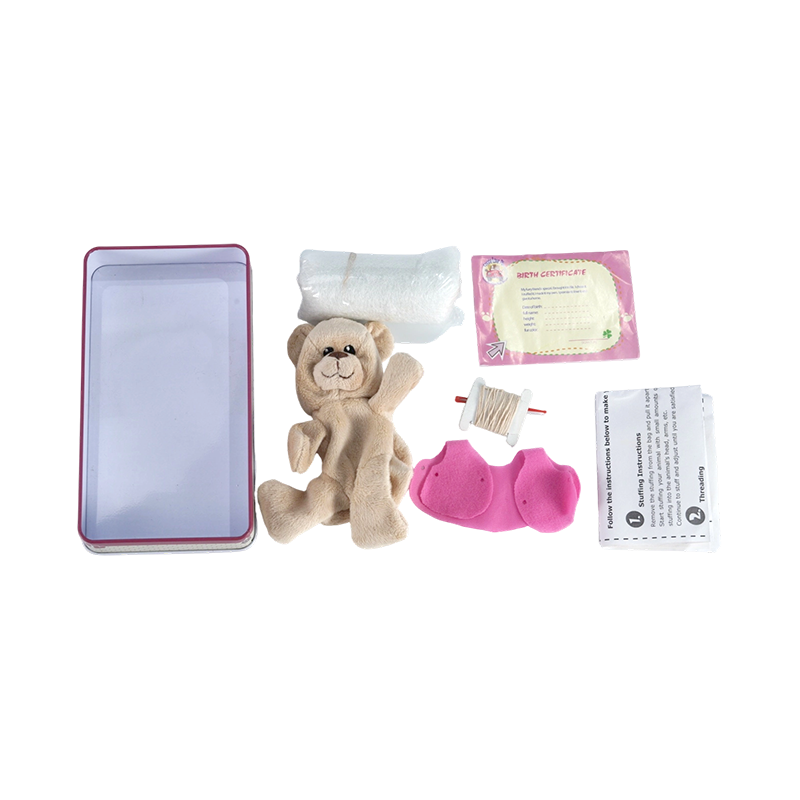 DIY Plush Bear Making Kit Handmade Stuffed Animal Craft Set