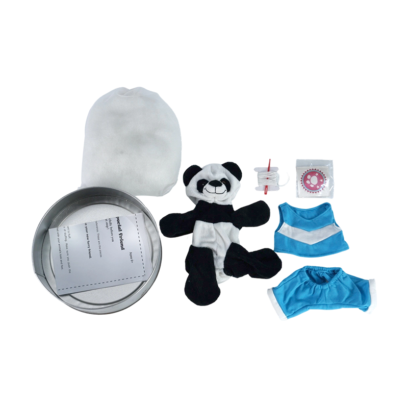 Sporty Panda DIY Plush Toy Making Craft Kit